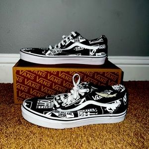 Black Old Skool Vans NEVER WORN